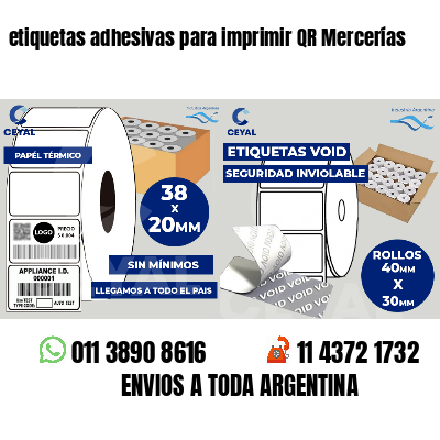 etiquetas adhesivas para imprimir QR Mercerías