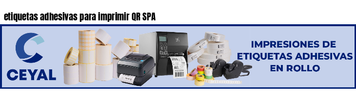 etiquetas adhesivas para imprimir QR SPA