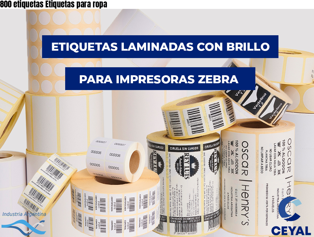 800 etiquetas Etiquetas para ropa