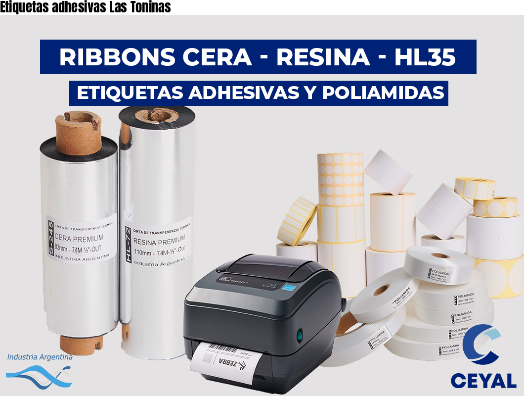 Etiquetas adhesivas Las Toninas