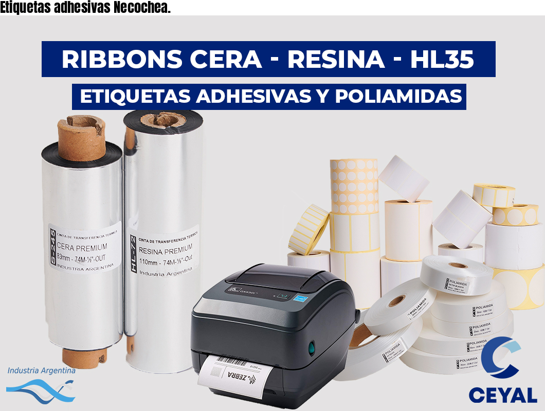 Etiquetas adhesivas Necochea.