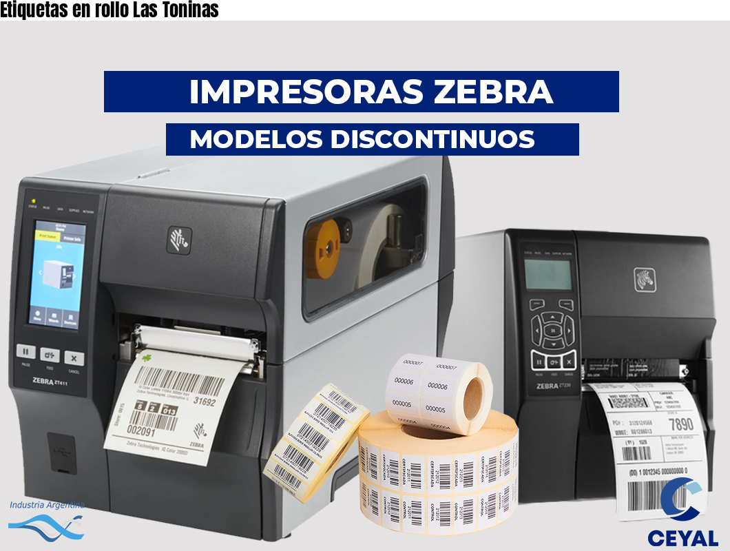 Etiquetas en rollo Las Toninas
