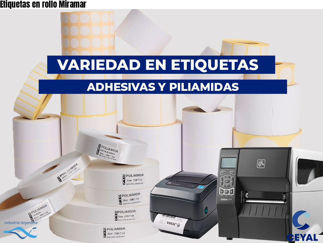 Etiquetas en rollo Miramar
