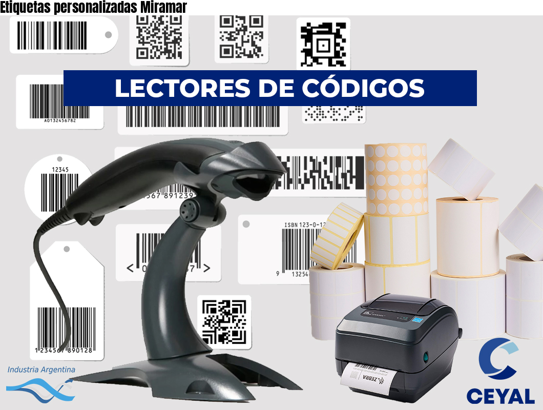 Etiquetas personalizadas Miramar
