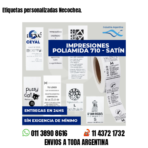 Etiquetas personalizadas Necochea.
