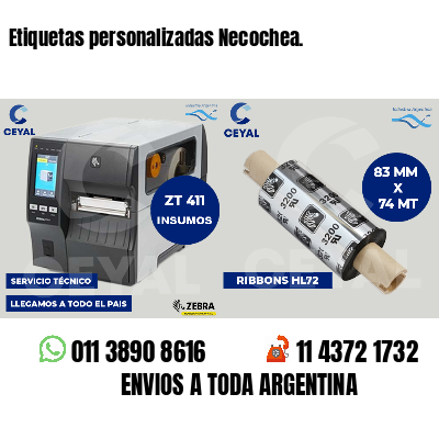 Etiquetas personalizadas Necochea.
