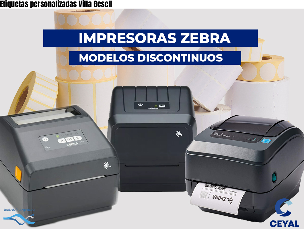 Etiquetas personalizadas Villa Gesell