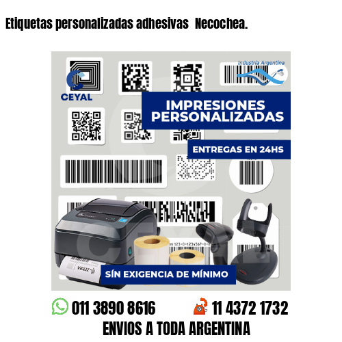 Etiquetas personalizadas adhesivas  Necochea.