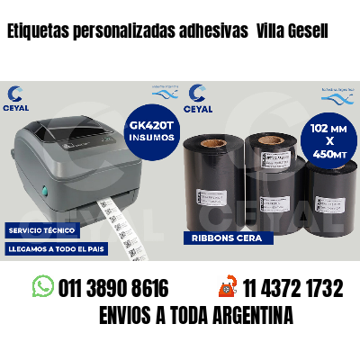 Etiquetas personalizadas adhesivas  Villa Gesell