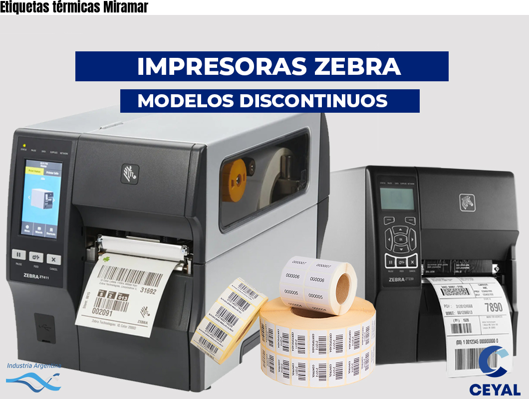 Etiquetas térmicas Miramar