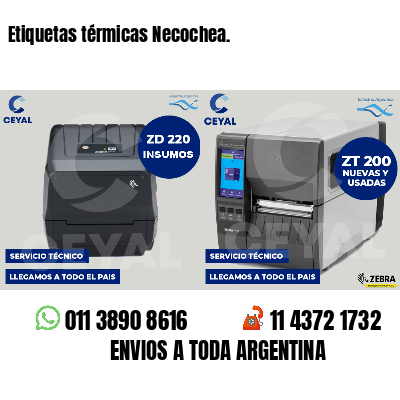 Etiquetas térmicas Necochea.