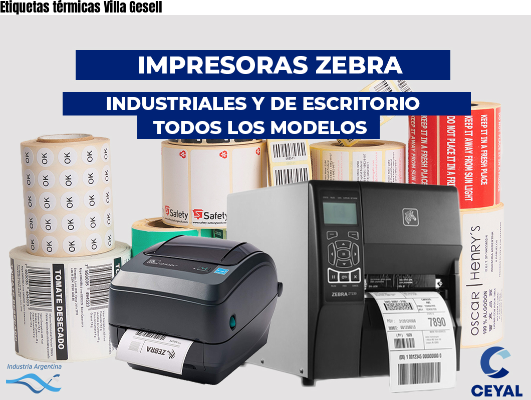 Etiquetas térmicas Villa Gesell