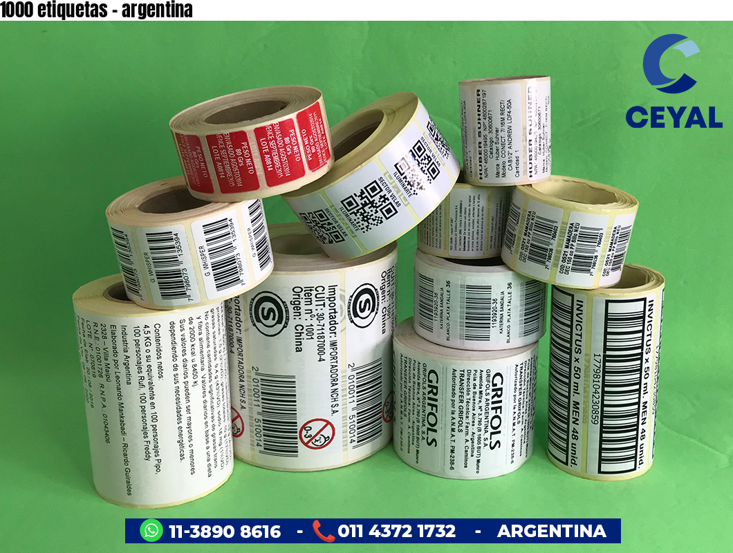 1000 etiquetas - argentina