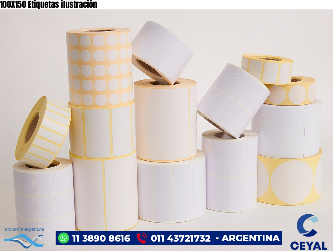 100X150 Etiquetas ilustración