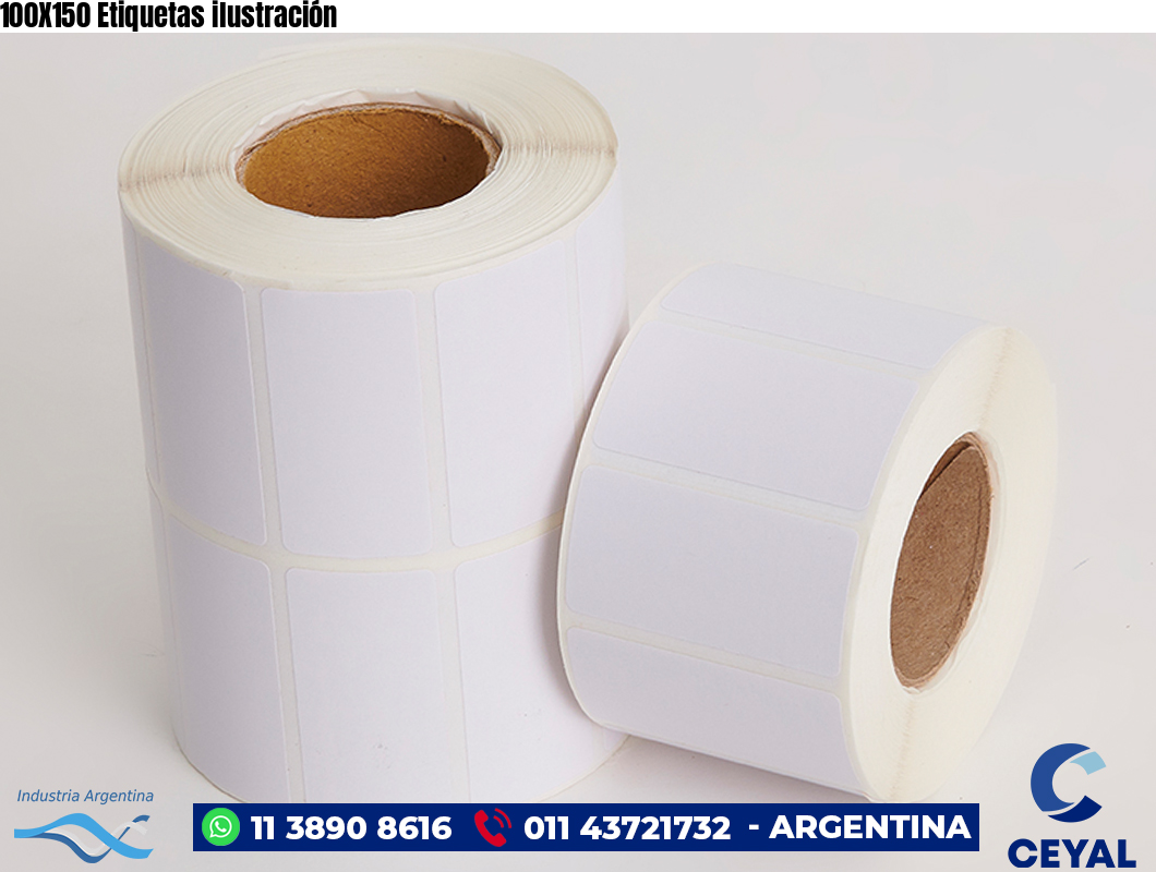 100X150 Etiquetas ilustración