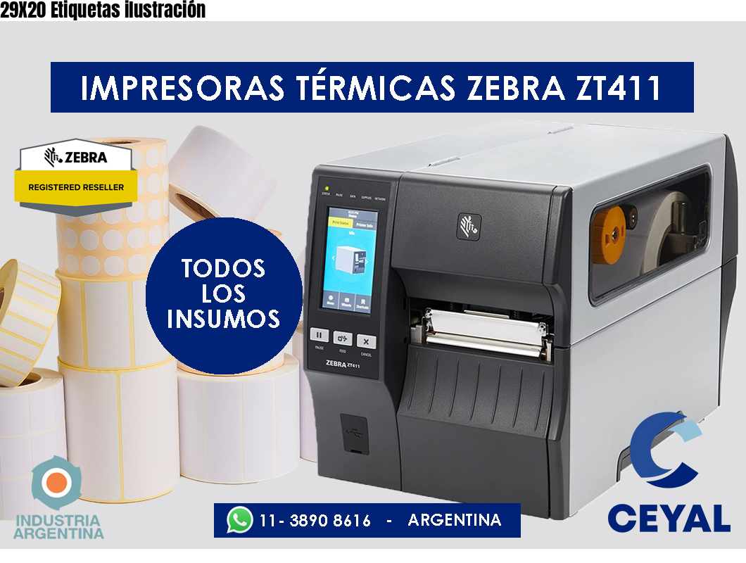 29X20 Etiquetas ilustración