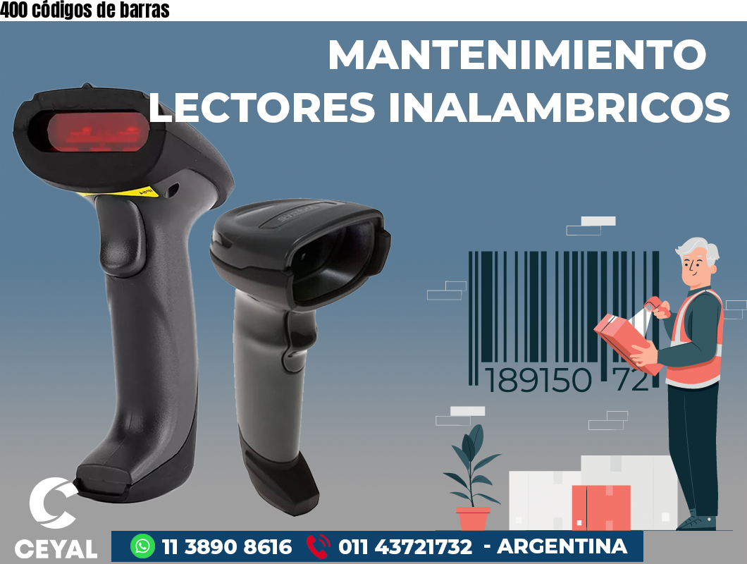 400 códigos de barras