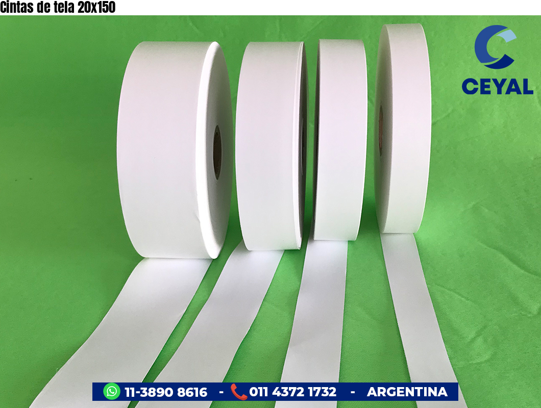 Cintas de tela 20x150