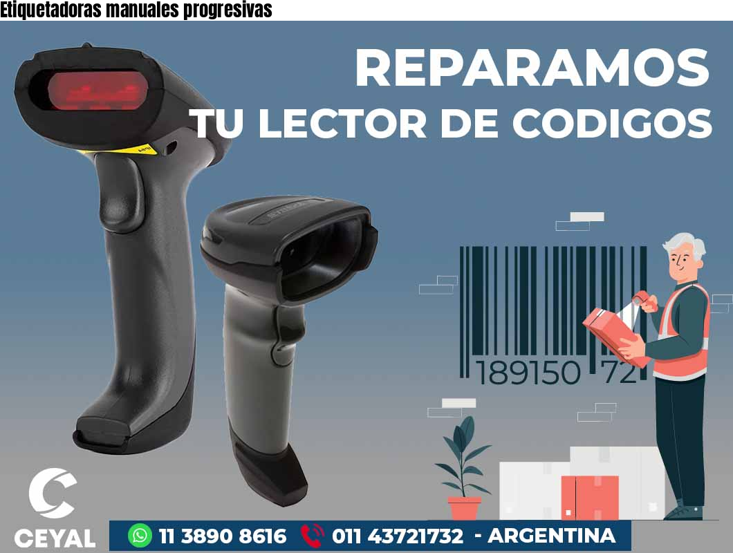 Etiquetadoras manuales progresivas