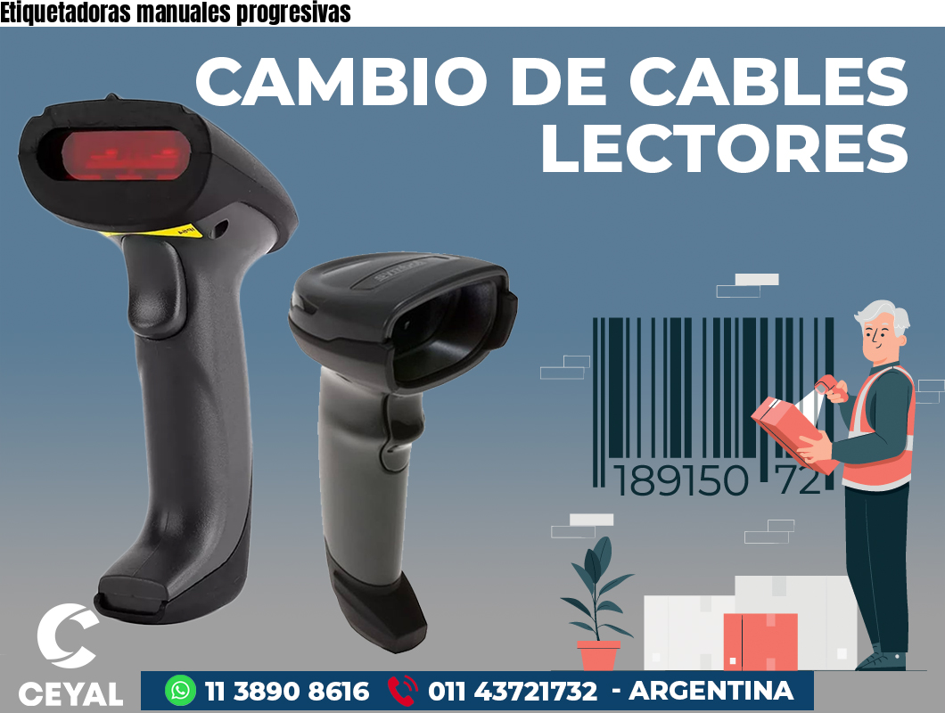 Etiquetadoras manuales progresivas