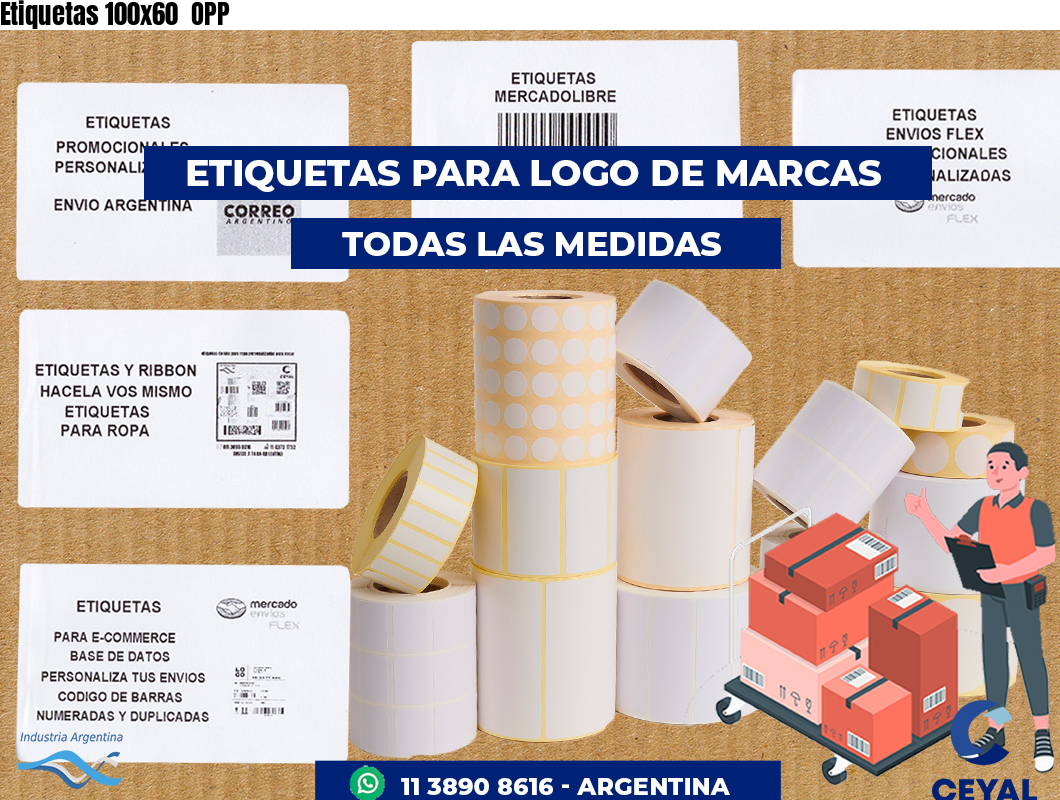 Etiquetas 100x60 OPP