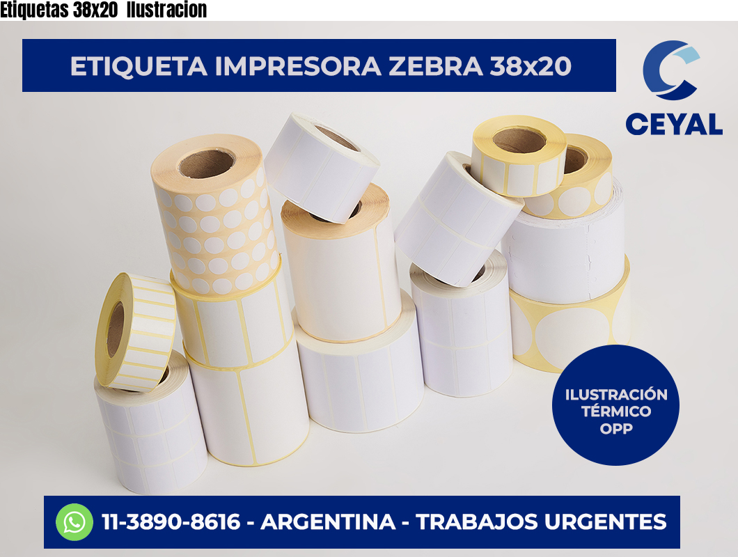 Etiquetas 38×20  Ilustracion