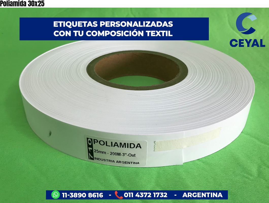 Poliamida 30×25