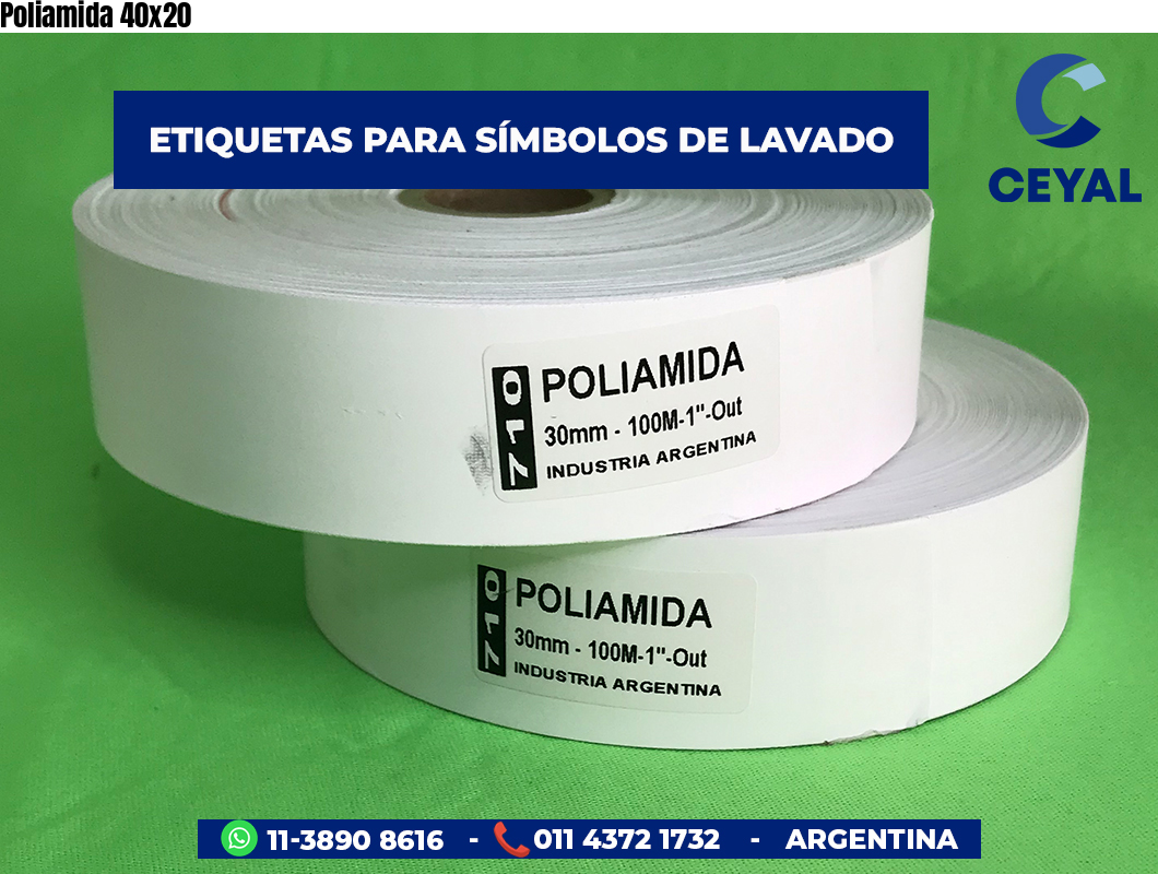 Poliamida 40×20