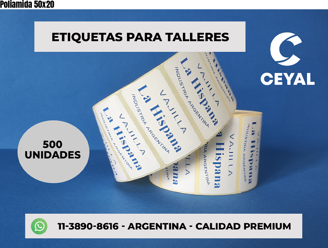 Poliamida 50x20