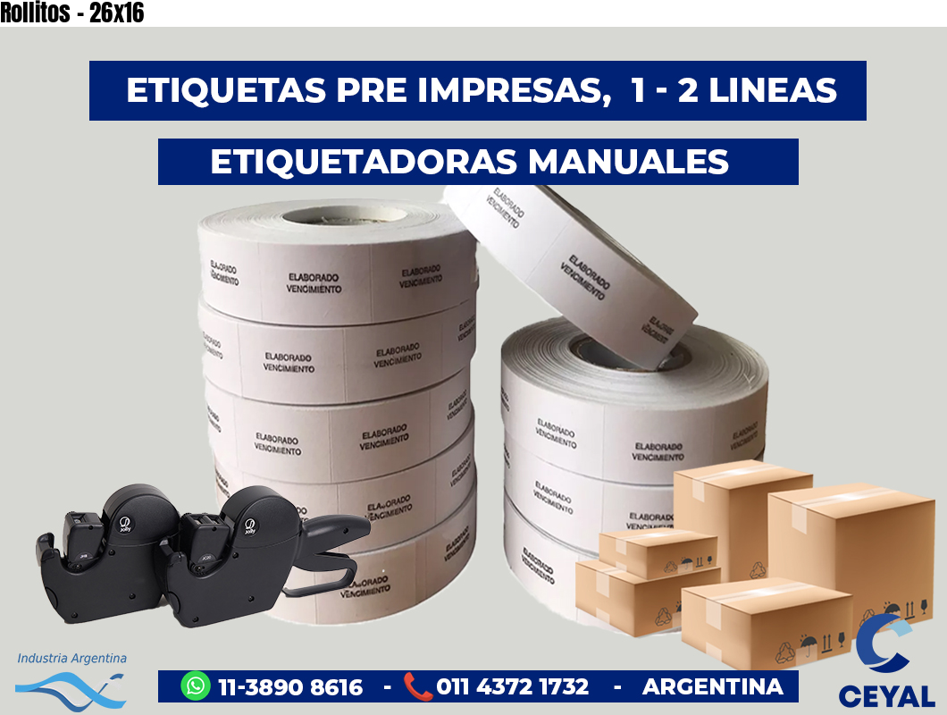 Rollitos - 26x16