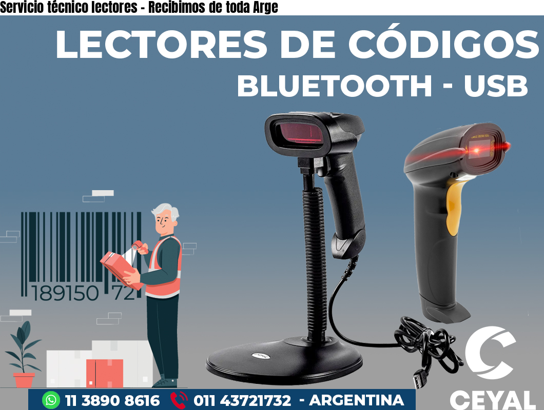 Servicio técnico lectores – Recibimos de toda Arge