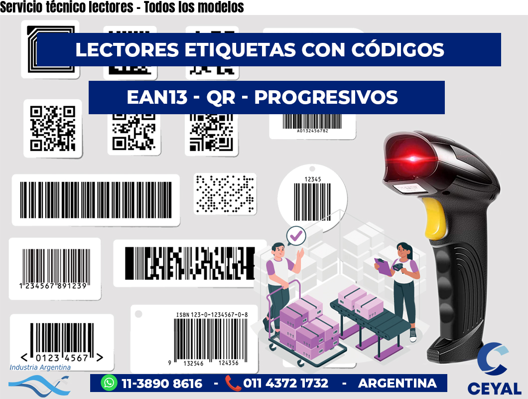 Servicio técnico lectores - Todos los modelos