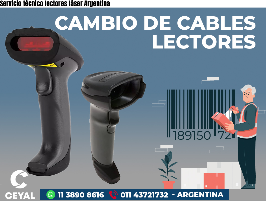 Servicio técnico lectores láser Argentina