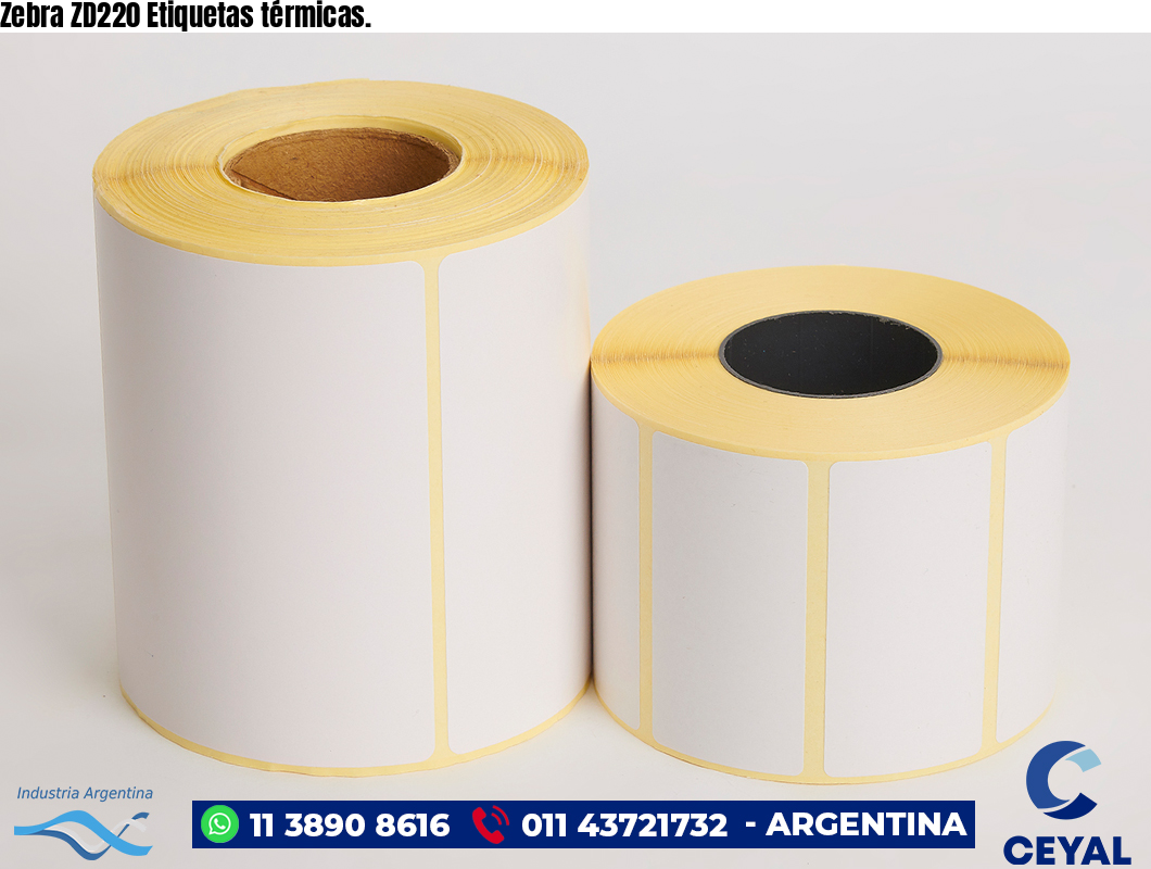 Zebra ZD220 Etiquetas térmicas.