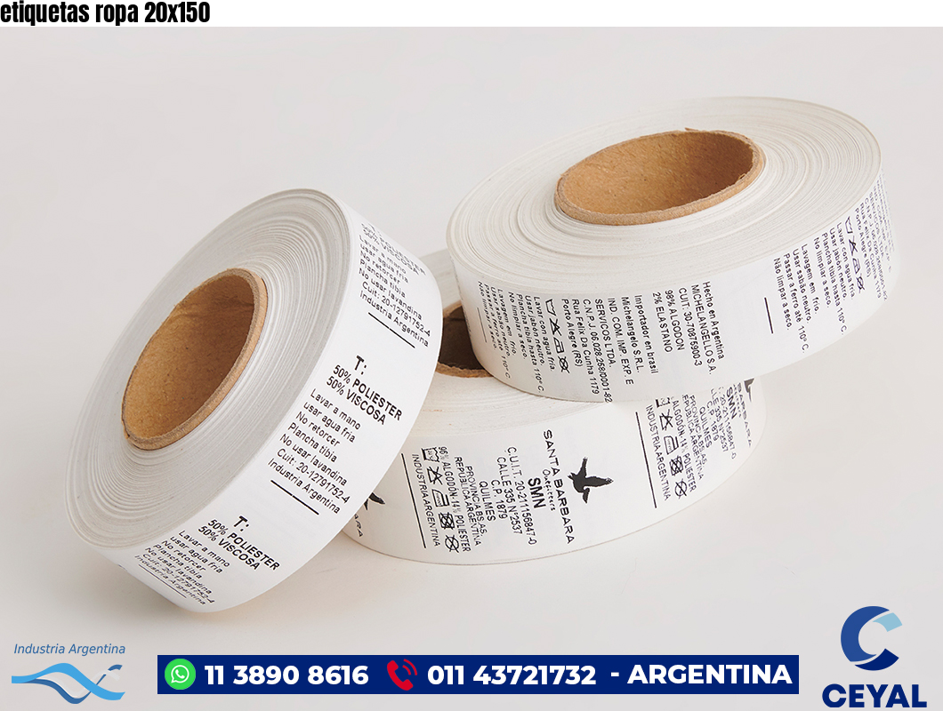 etiquetas ropa 20×150