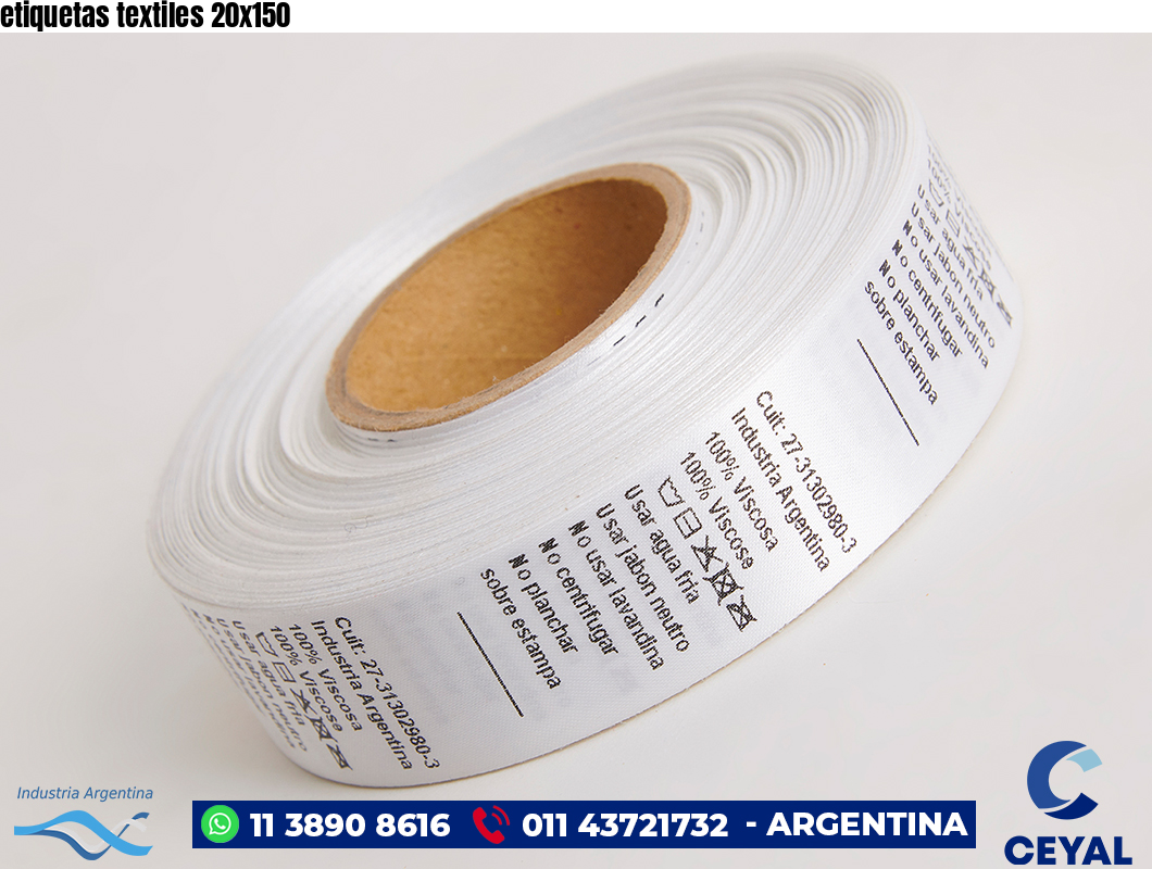 etiquetas textiles 20×150