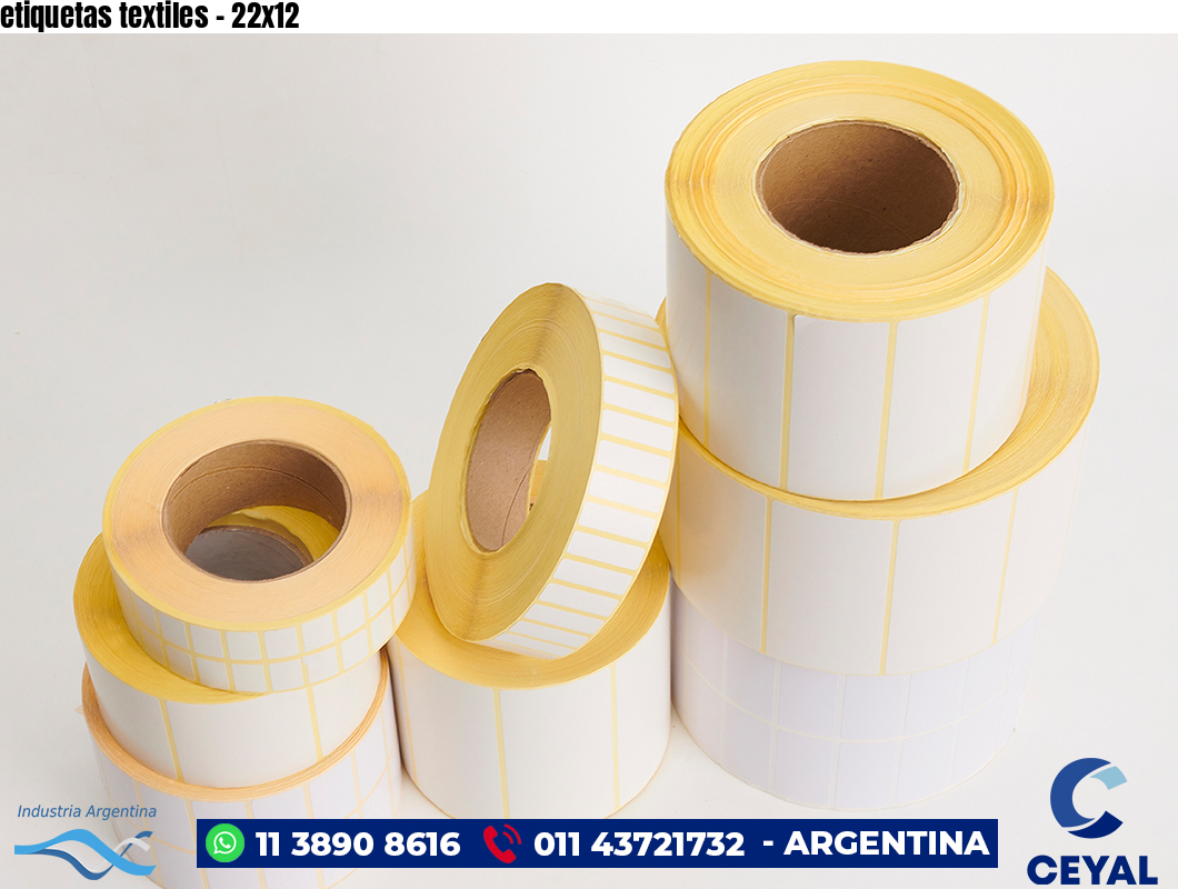 etiquetas textiles - 22x12