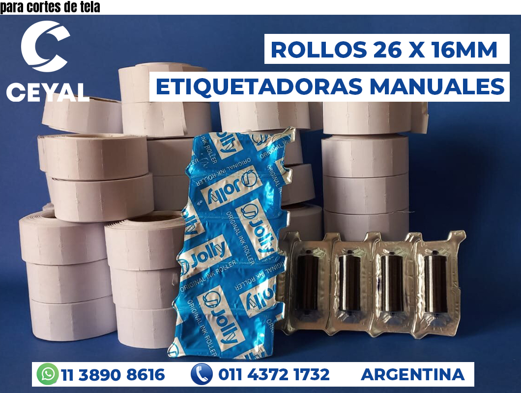 para cortes de tela