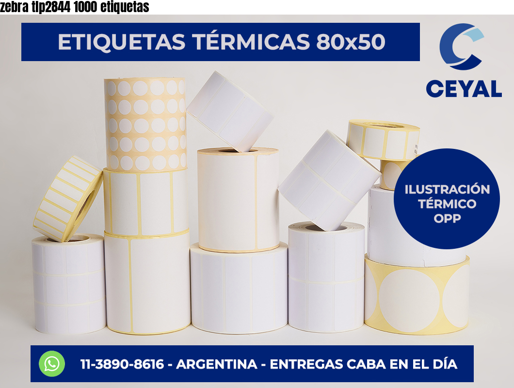 zebra tlp2844 1000 etiquetas