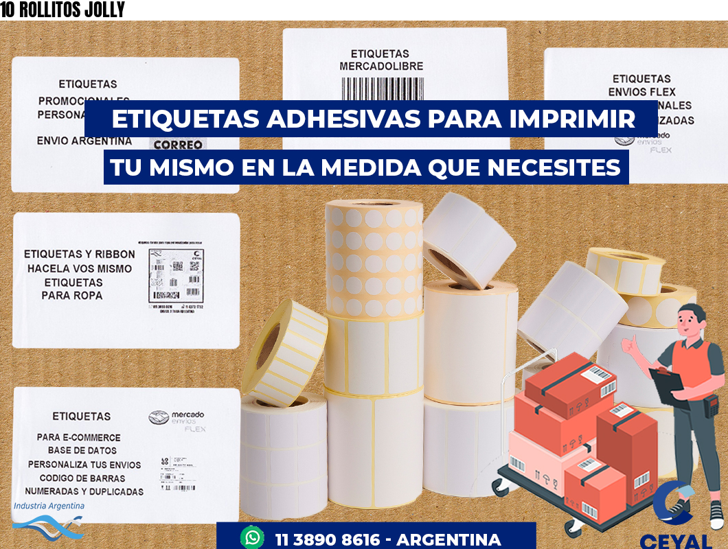 10 ROLLITOS JOLLY