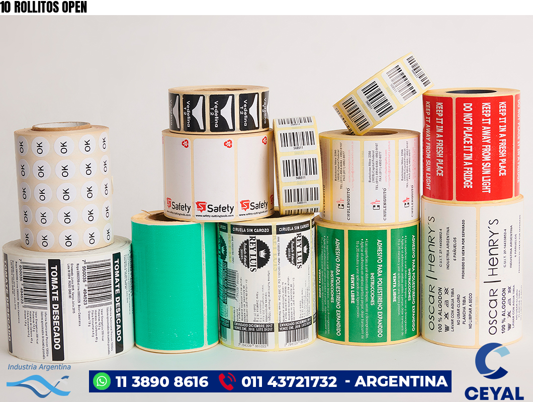 10 ROLLITOS OPEN