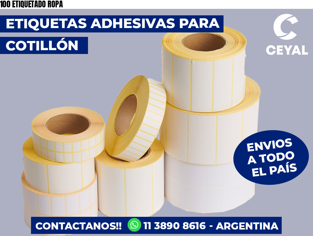 100 ETIQUETADO ROPA