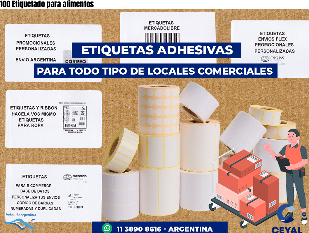 100 Etiquetado para alimentos