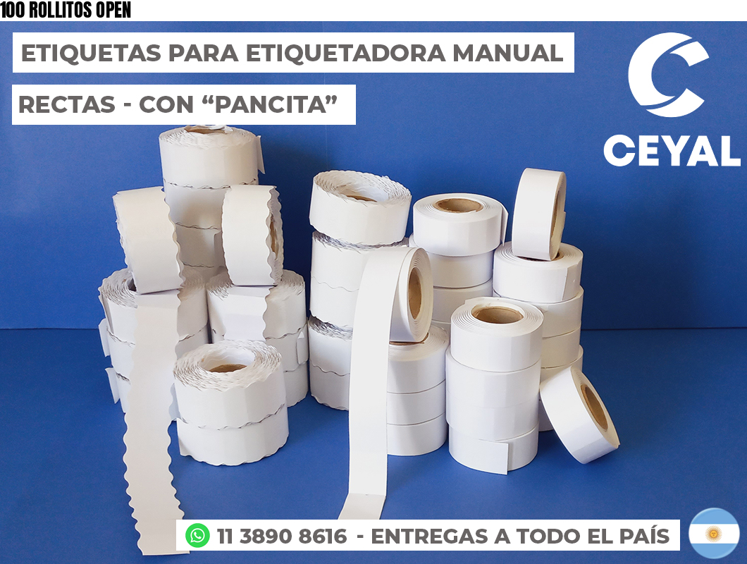 100 ROLLITOS OPEN