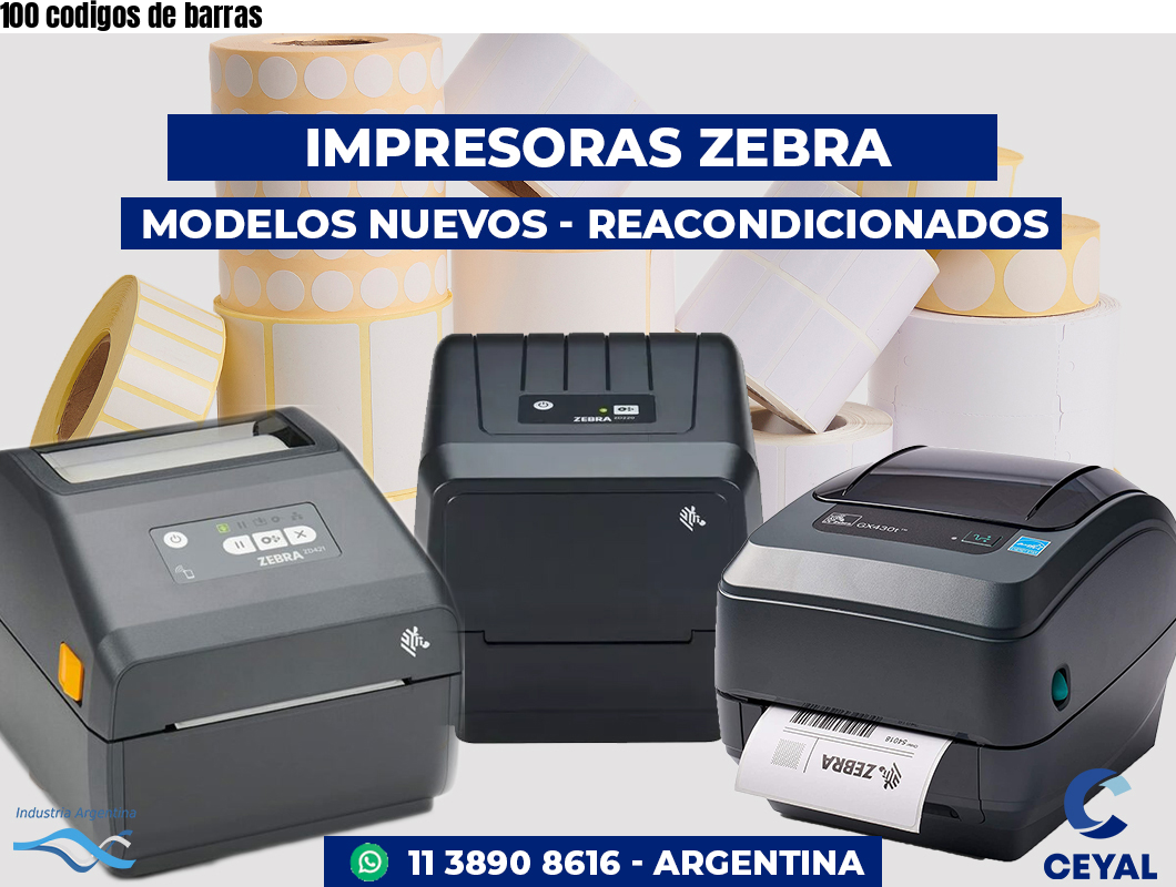 100 codigos de barras
