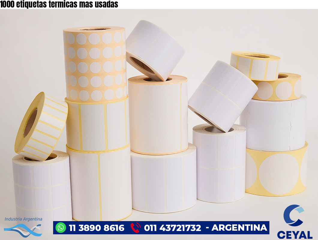 1000 etiquetas termicas mas usadas