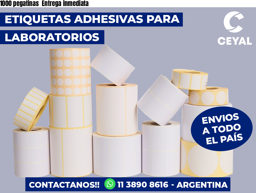 1000 pegatinas Entrega inmediata