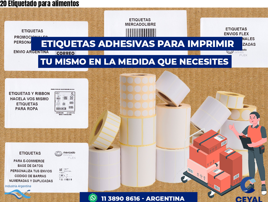 20 Etiquetado para alimentos