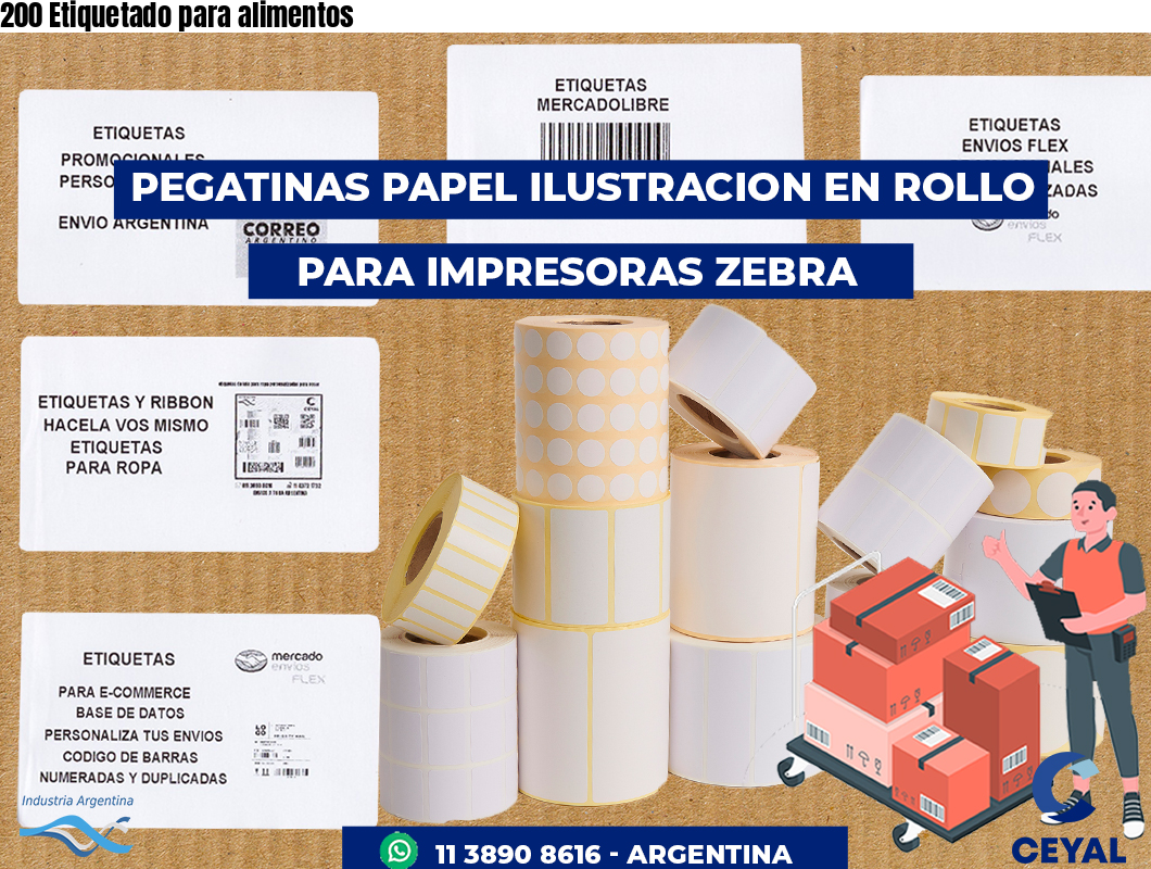 200 Etiquetado para alimentos