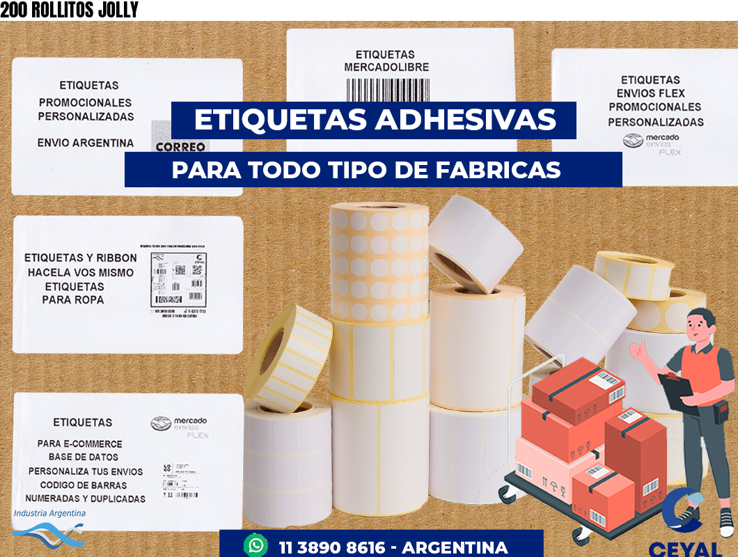 200 ROLLITOS JOLLY